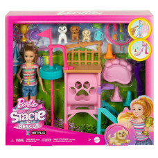 MUÑECA BARBIE STACIE AL RESCATE ENTRENADORA DE CACHORRITOS