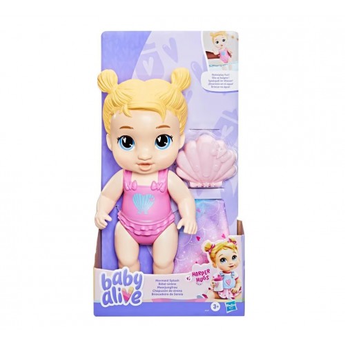 MUÑECA BABY ALIVE CHAPUZÓN DE SIRENA HARPER HUGS