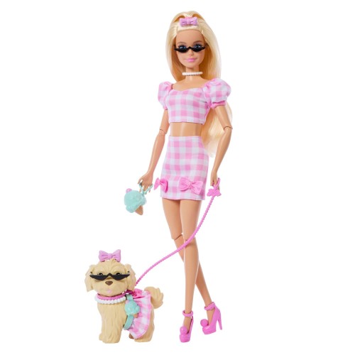 BARBIE MUÑECA LOOKS IGUALES MALIBÚ Y PERRITO