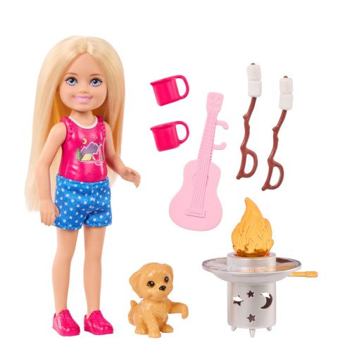 BARBIE MUÑECA CHELSEA CAMPISTA