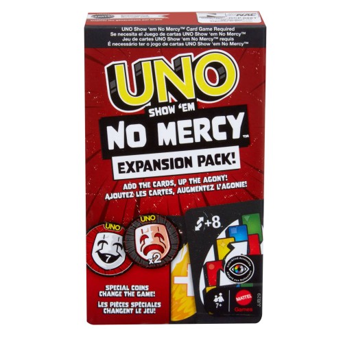 JUEGO DE CARTAS UNO PAQUETE DE EXPANSIÓN NO MERCY