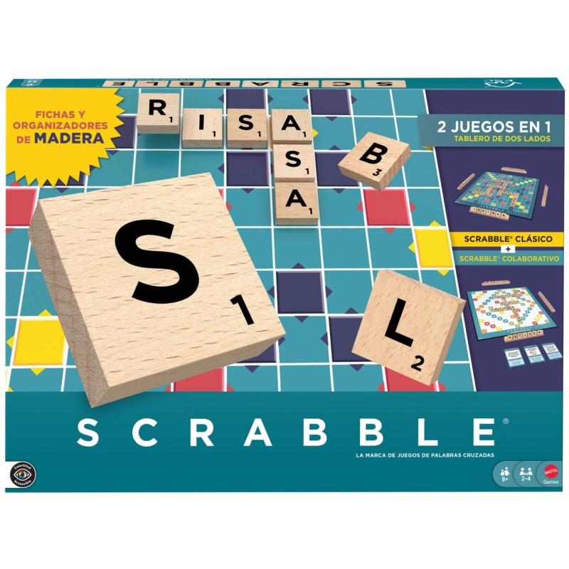 JUEGO DE MESA SCRABBLE MADERA