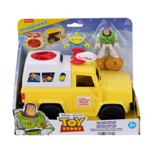 IMAGINEXT CAMIONETA PIZZA PLANET CON BUZZ Y ALIEN