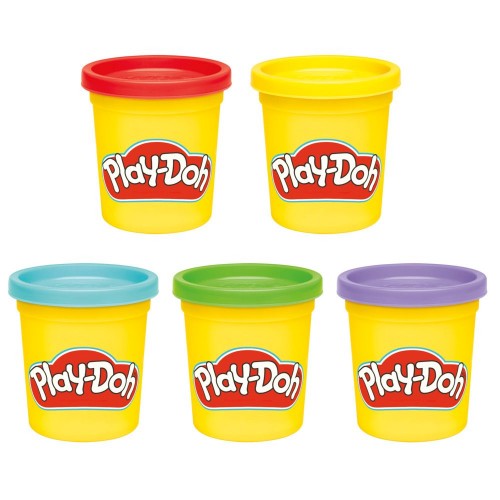 MASAS Y PLASTILINAS PLAY-DOH PACK DE 5 VUELTA A CLASES