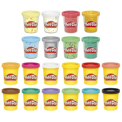 MASAS Y PLASTILINAS PLAY-DOH 20 BOTES PARA CREAR Y CELEBRAR