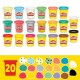 MASAS Y PLASTILINAS PLAY-DOH 20 BOTES PARA CREAR Y CELEBRAR