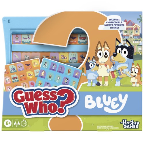 JUEGO DE MESA  ¿QUIÉN ES QUIÉN? EDICIÓN BLUEY HASBRO GAMES