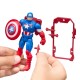 Figura de Acción Capitán América Marvel Avengers ActionVerse