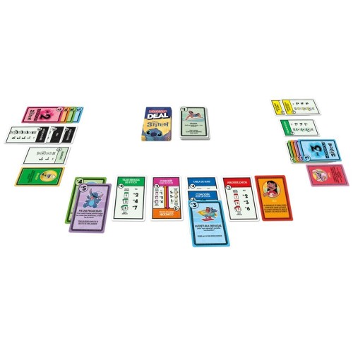 Juego de Mesa Monopoly Deal Edición Disney Stitch