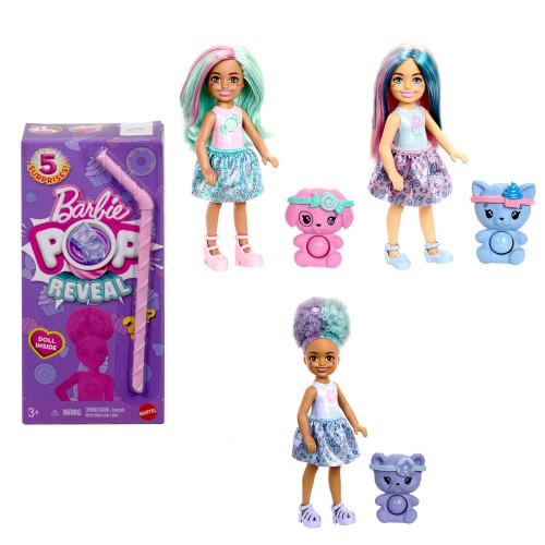 Barbie Pop Reveal Muñeca Chelsea Dulces Sorpresas