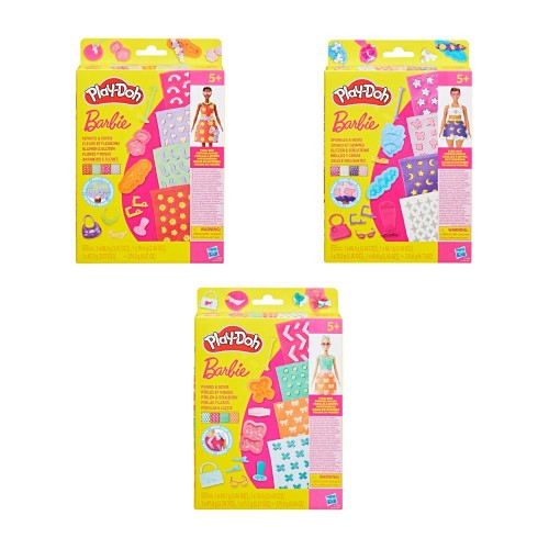 PLAY-DOH BARBIE PACKS DE DISEÑO SURTIDO SORPRESA