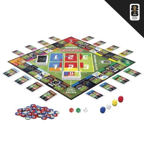 JUEGO DE MESA MONOPOLY PANINI PRIZM: COPA MUNDIAL DE LA FIFA