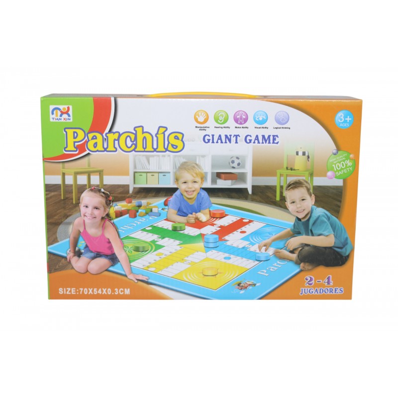 PARQUES TAPETE PARCHIS CAJA