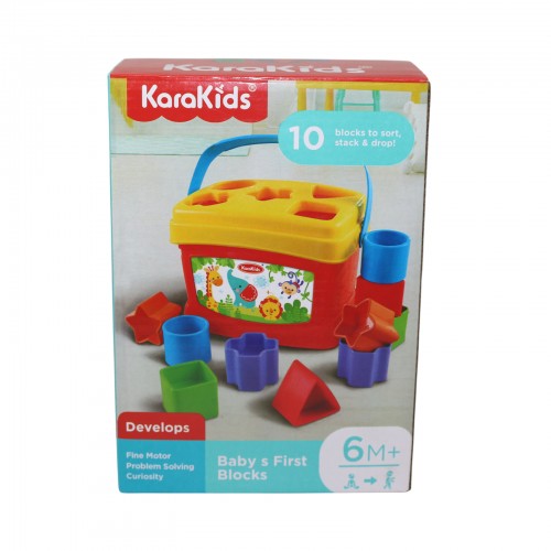 JUEGO DE BLOQUES KARAKIDS BALDE CAJA