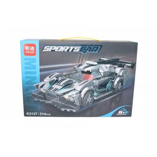 JUEGO DE BLOQUES CARRO SPORT CAR 314 PIEZAS CAJA