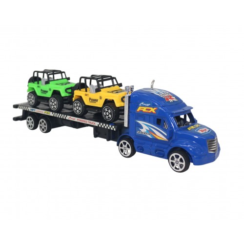 TRACTOMULA TRUCK CON CARROS CAJA