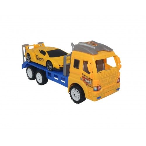 CAMION TRUCK CON CARRO DE CARRERA BOLSA