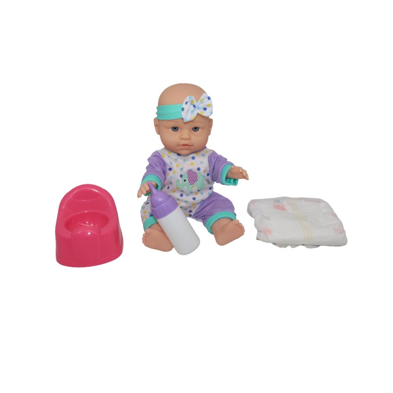 MUÑECO CUTE BABY 4 SONIDOS CAJA