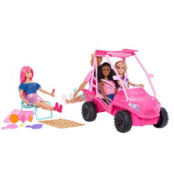 BARBIE DETECTIVES EN LA PLAYA VEHÍCULO BUGGY DE PLAYA