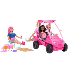 BARBIE DETECTIVES EN LA PLAYA VEHÍCULO BUGGY DE PLAYA