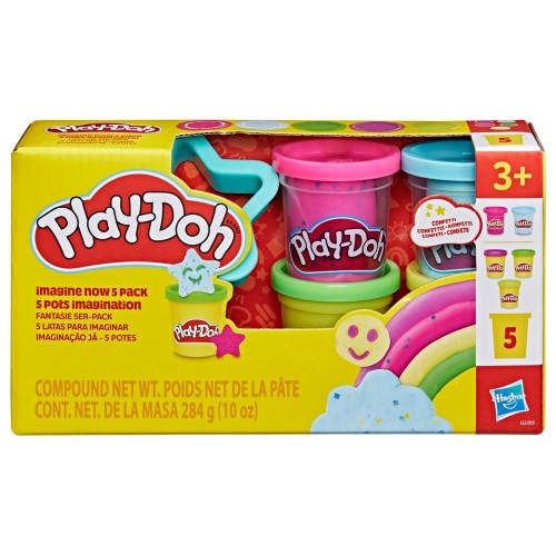 Play Doh Set de Masas X 5 latas para imaginar