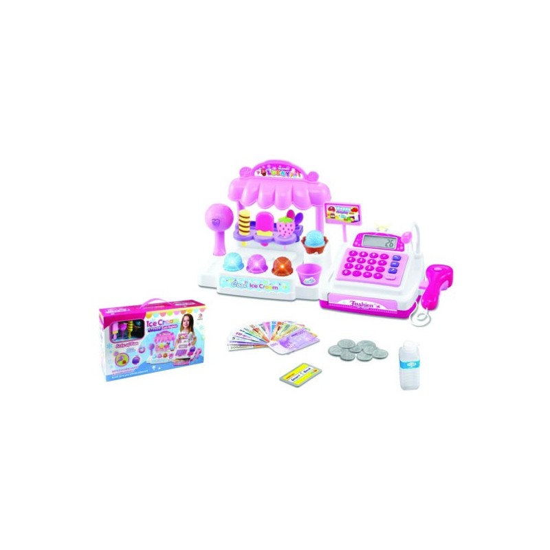 CAJA REGISTRADORA ICE CREAM PILAS CAJA