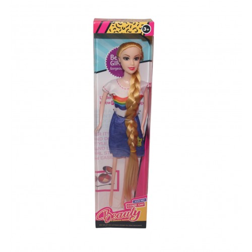 MUÑECA FLACA BEAUTY CABELLO LARGO CAJA