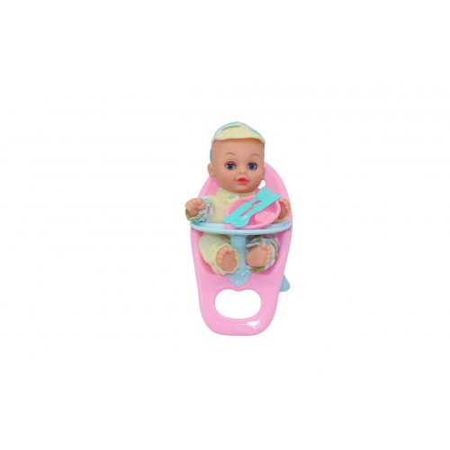 MUÑECO CON COMEDOR BOLSA