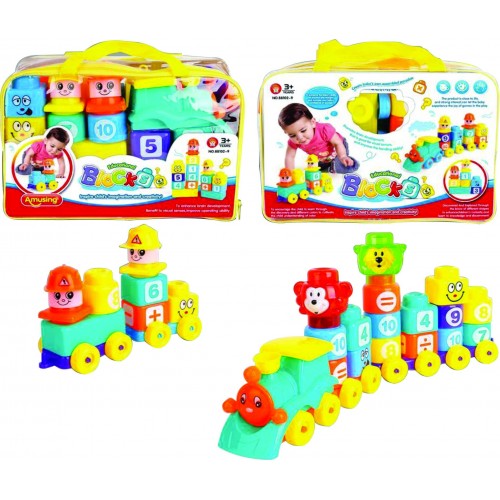 JUEGO DE BLOQUES AMUSING 32 PIEZAS