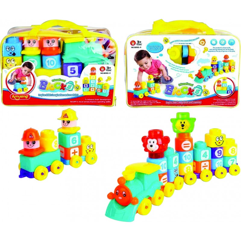 JUEGO DE BLOQUES AMUSING 32 PIEZAS