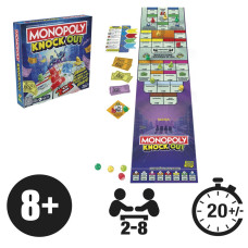Juego de Mesa Monopoly Knockout Hasbro F8995