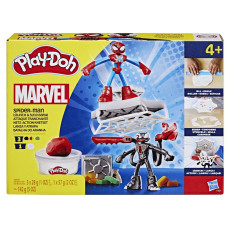 Masas y Plastilinas Play-Doh Marvel Spider-Man Lanza y Atrapa