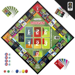 JUEGO DE MESA MONOPOLY PANINI PRIZM COPA MUNDIAL DE LA FIFA