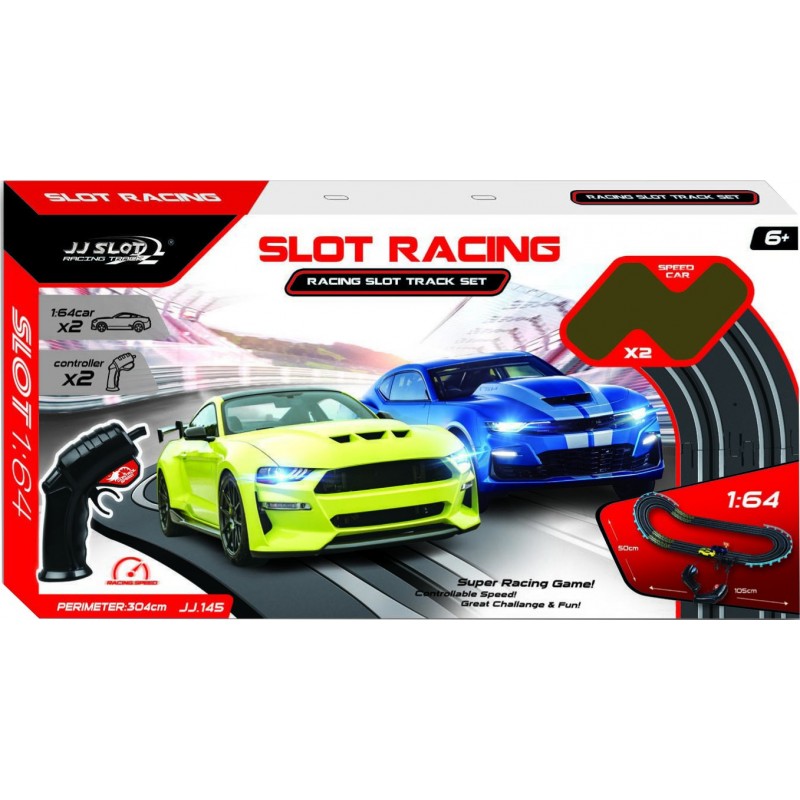 PISTA SLOT RACING PILAS CAJA
