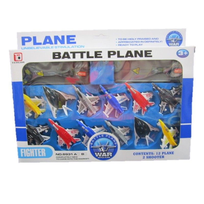 SET LANZA AVIONES X 12 CAJA