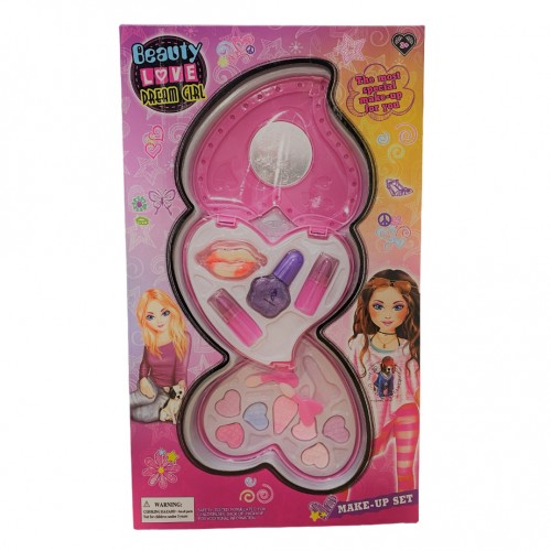 MAQUILLAJE CORAZON ESPEJO GRANDE DREAM GIRL CAJA