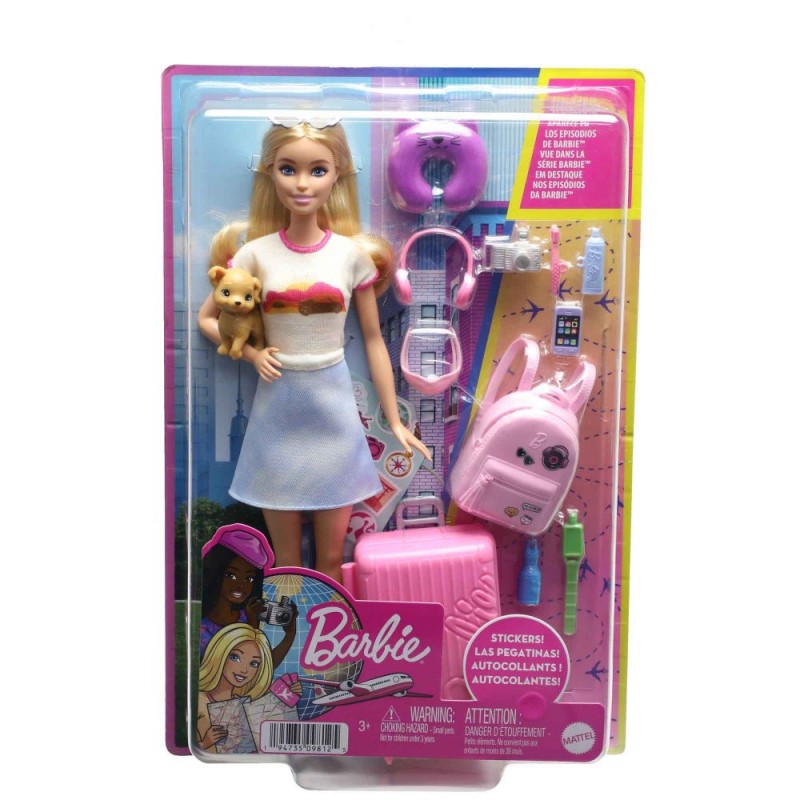Barbie Muñeca Viajera Mattel