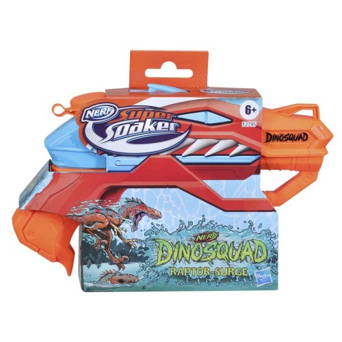 LANZADOR NERF SUPERSOAKER DINOSQUAD RAPTOR SURGE HASBRO