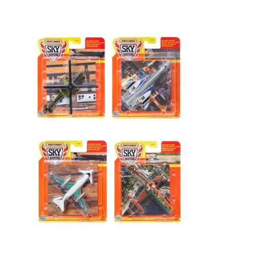 MATCHBOX SET DE JUEGO SKY BUSTERS + TAPETE DE JUEGO MATTEL