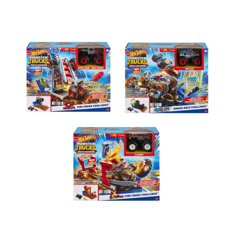HOT WHEELS PISTA DE JUGUETE ARENA RETOS DE ENTRADA SORPRESA MATTEL