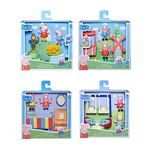 MUÑECA PEPPA PIG ADVENTURES MOMENTOS DIVERTIDOS DE PEPPA CERDITA HASBRO