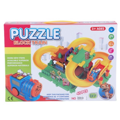 JUEGO DE BLOQUES PUZZLE 45 PIEZAS CAJA