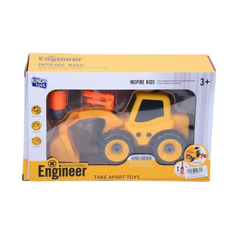 RETROEXCAVADORA ENGINEER DIDACTICA CAJA