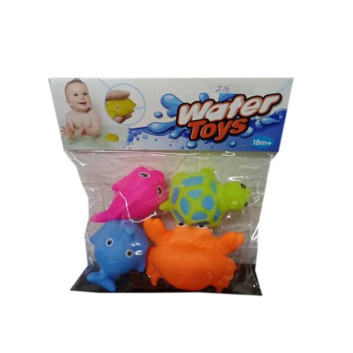 ANIMALES CHILLONES WATER X 4 BOLSA