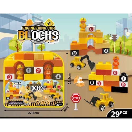 JUEGO DE BLOQUES ENGINEERING 29 PIEZAS E