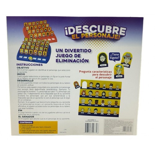 DESCUBRE EL PERSONAJE CAJA