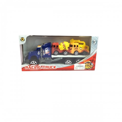 TRACTOMULA CON CAMIONES RACING CAJA