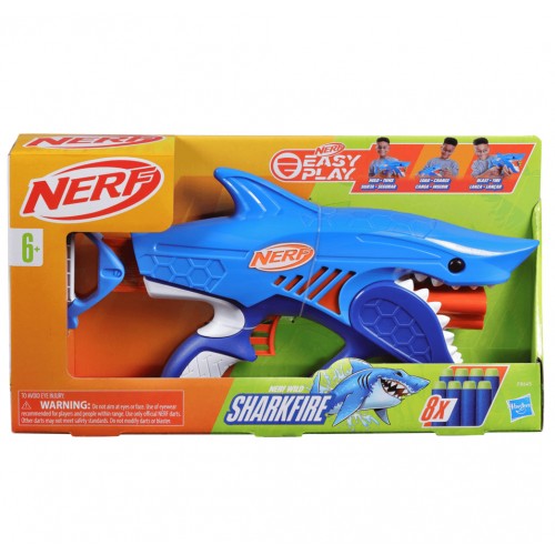 Lanzador Nerf Junior Wild Sharkfire Hasbro F8645