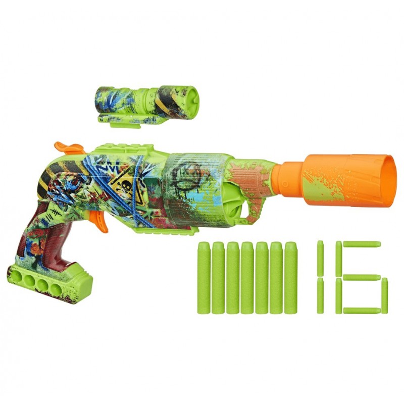 Lanzador Nerf Zombie Driller Hasbro F8960