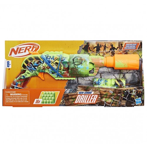 Lanzador Nerf Zombie Driller Hasbro F8960